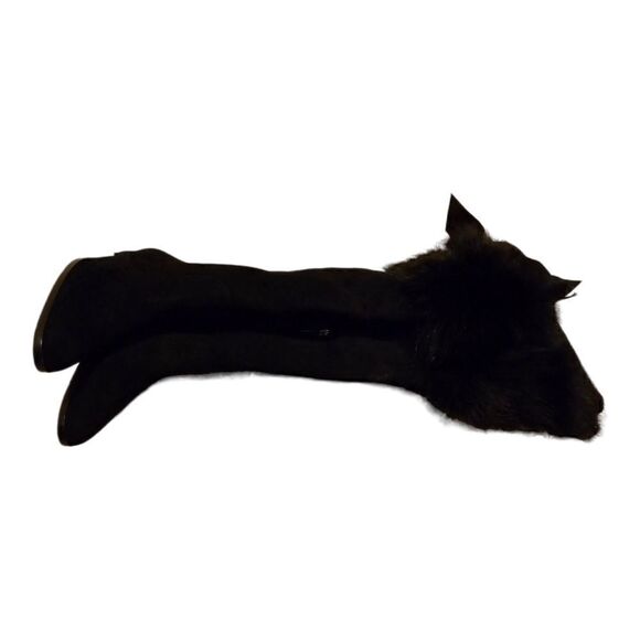 LOEWE‎ Suede & Fur Over the Knee Boots - Size 36/6 - Picture 3 of 8